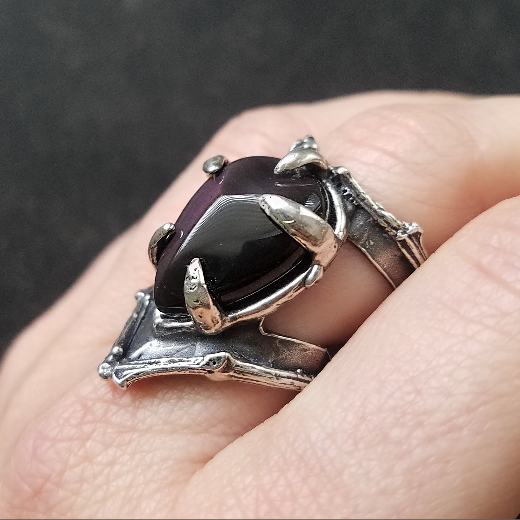 Black Obsidian Ring, Brass Ring, Vintage Ring, Obsidian Ring, Handmade Ring,  Statement Ring, Gemstone Ring, Wedding Ring, Obsidian Jewelry - Etsy